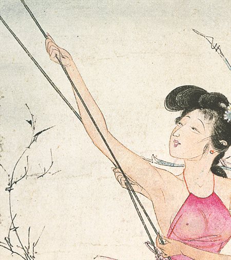 盐边县-胡也佛的仕女画和最知名的金瓶梅秘戏图